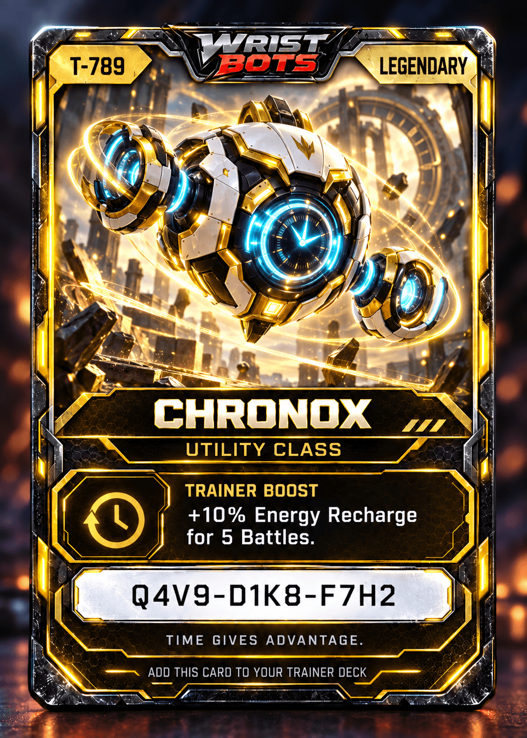 Chronox Legendary Trainer Card