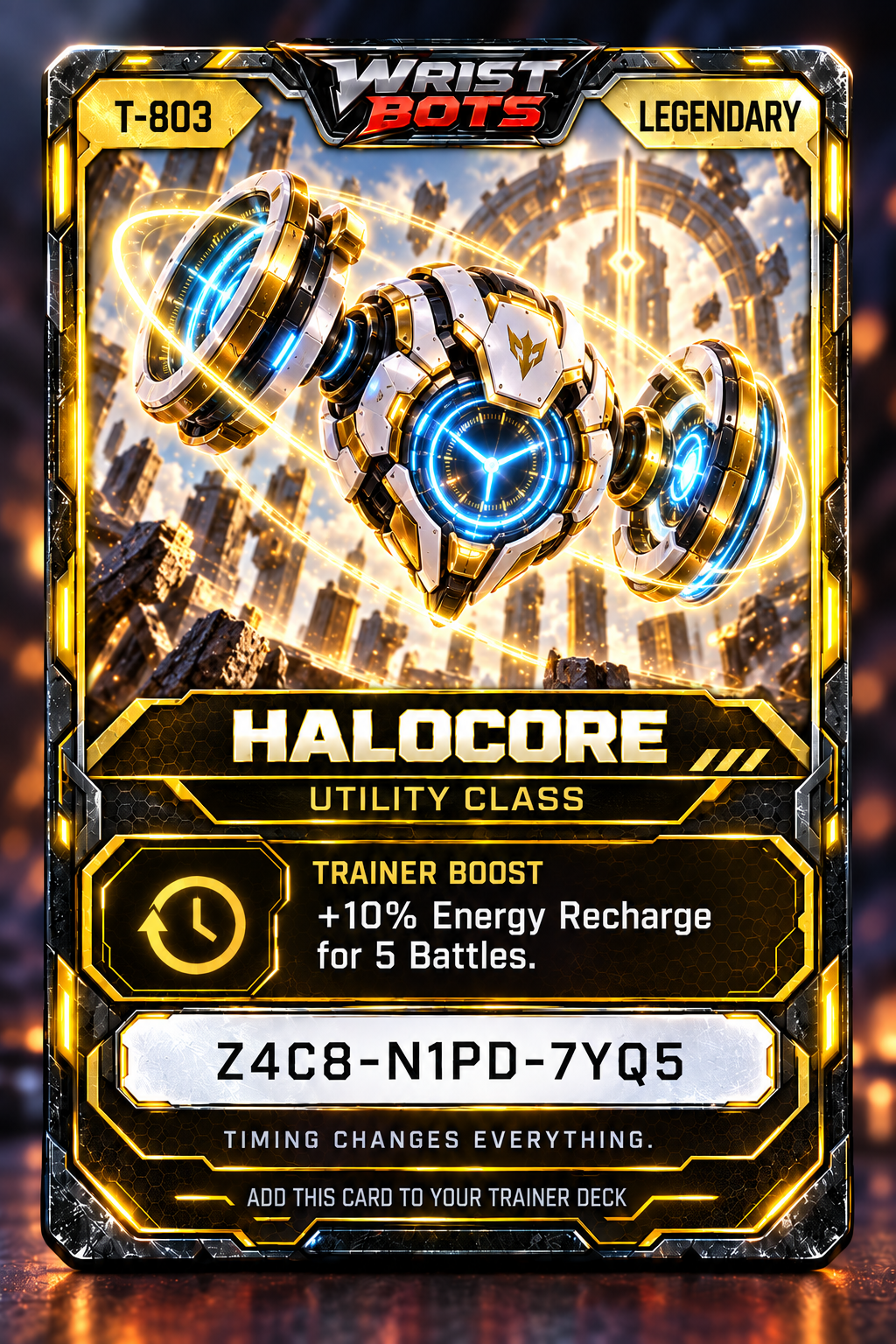 Halocore Legendary Trainer Card