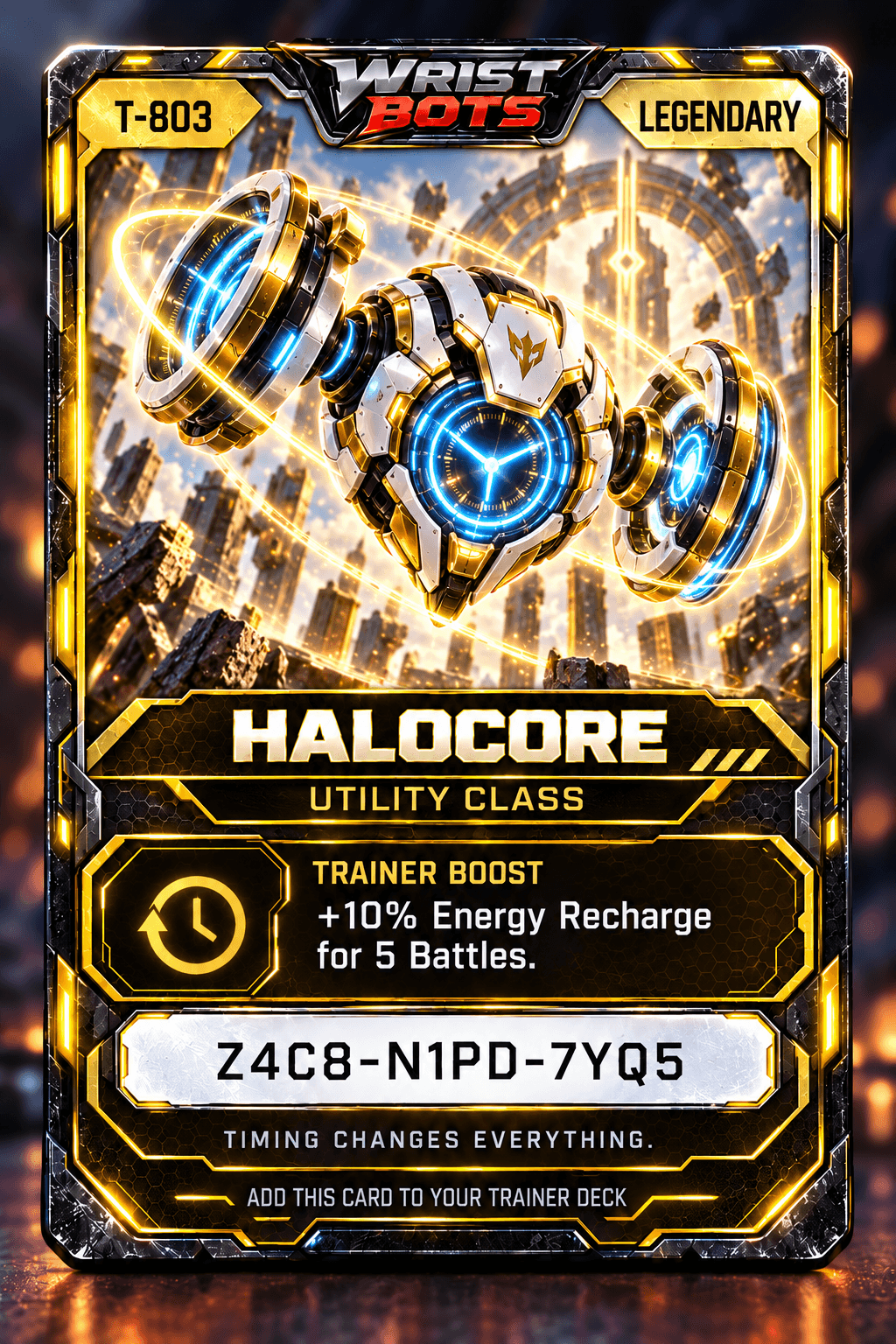 Halocore Legendary Trainer Card