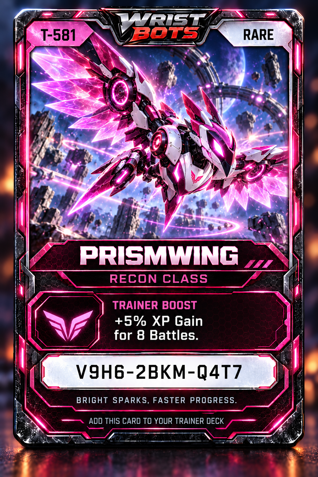 Prismwing Rare Trainer Card
